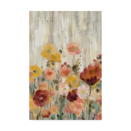 Silvia Vassileva 'Sprinkled Flowers II Spice' Canvas Art,12x19